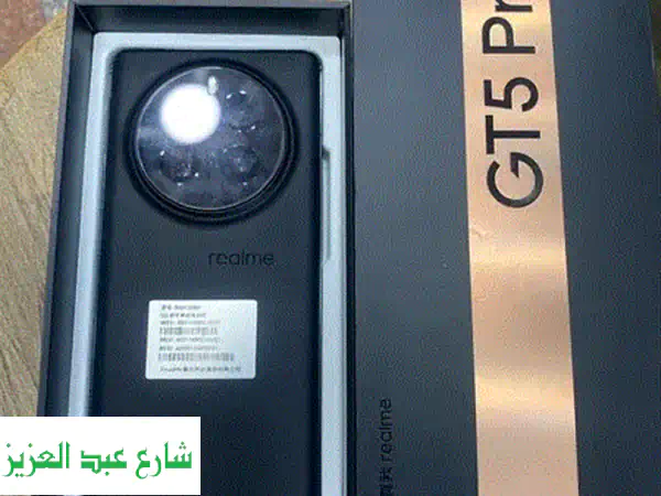 Realmi GT5 Pro dual sim 1 TB Black جديد