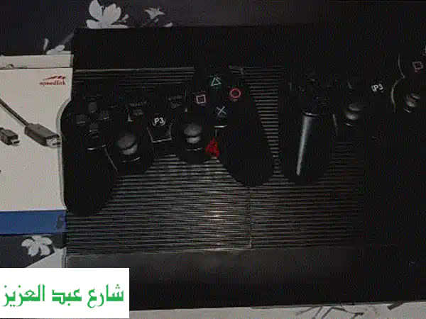 بلايستيشن 3 سوبر سليم بحالة ممتازة + ألعاب كثيرة -...