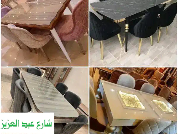 طاولات سفرة مودرن وكلاسيك فاخرة - أجمل تصاميم...