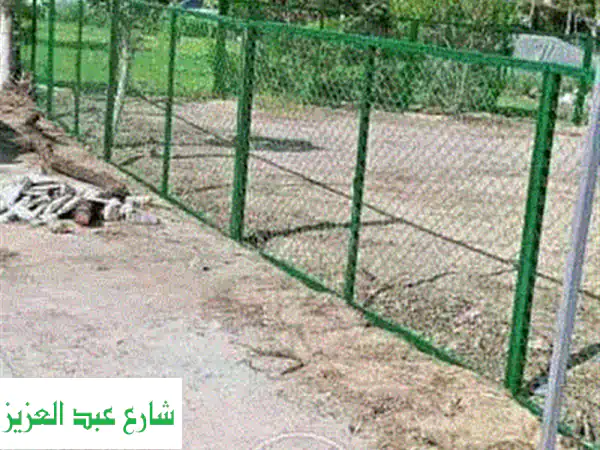 أسوار سلك شبك خضراء وحديدية متينة -  حماية منزلك...