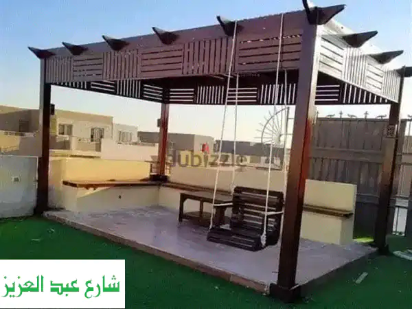 تندات خشب سويدي فاخرة: أجواء دافئة وحديقة أحلامك!