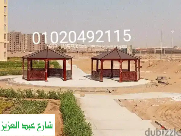 بوابات وبرجولات خشب سويدي فاخرة: جمال يدوم طويلًا