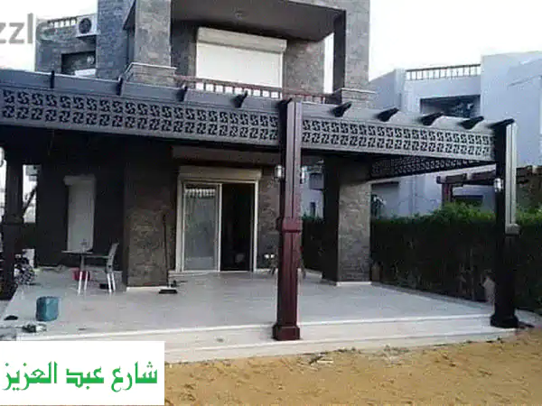 أرقى بيوت البرجولات والتندات الخشبية - ابتكار...