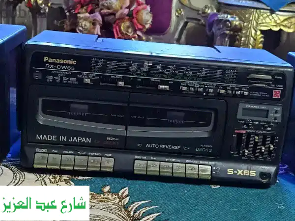 كاست وراديو باناسونيك بحالة ممتازة - سماعة أذن مجانية!