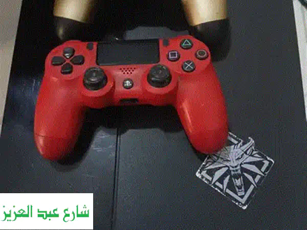 بلايستيشن 4 مع مشكلة بسيطة + تحكمين (خصم مميز!)