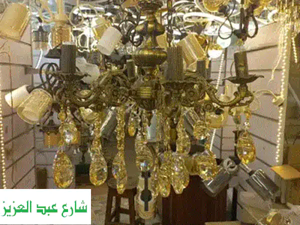 نجفة نحاس غزالة فاخرّة: تضفي سحراً شرقياً على منزلك!