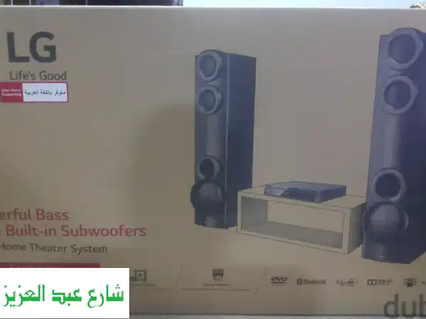 مسرح منزلي إل جي LHD677 جديد بكرتونته! صوت استثنائي...