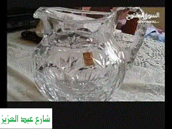 طقم كريستال بوهيمي فاخر - لم يُستخدم!  (3650 جنيه فقط)