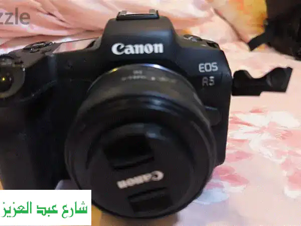 كاميرا Canon EOS R5 بحالة ممتازة + عدستين + ملحقات!  (شاتر...