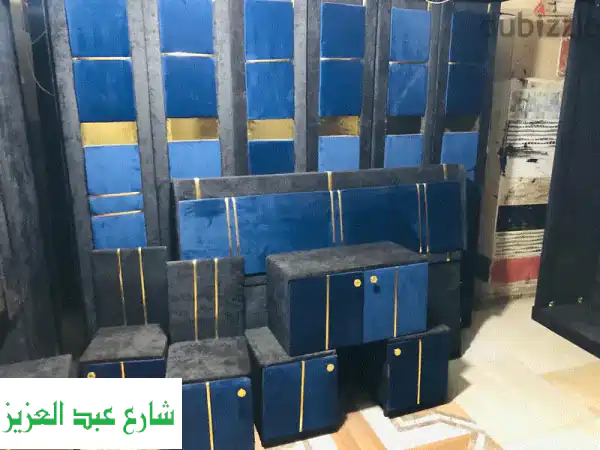 غرفة نوم كاملة فاخرة بـ 5999 جنيه فقط! سرير 160 سم + تسريحة...