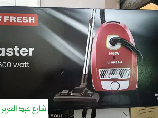 ودّع الأتربة مع مكنسة فريش 1600 وات! قوة شفط هائلة،...