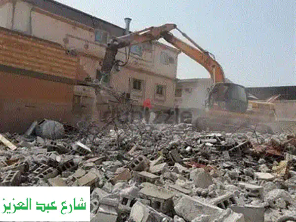 هدم وتكسير احترافي - حلول سريعة وفعّالة لجميع مشاريعك