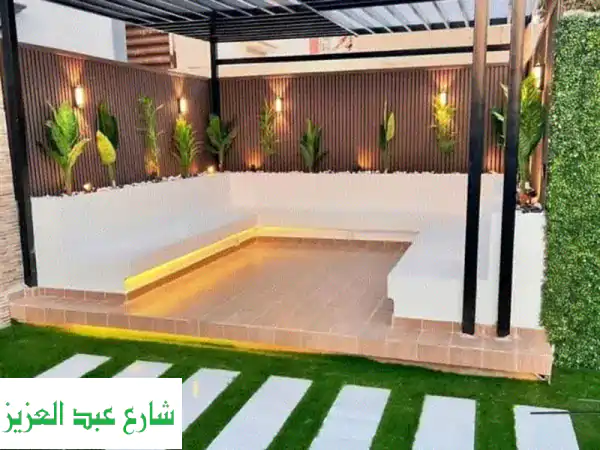 برجولات خشب سويدي فلندي وبتش باين