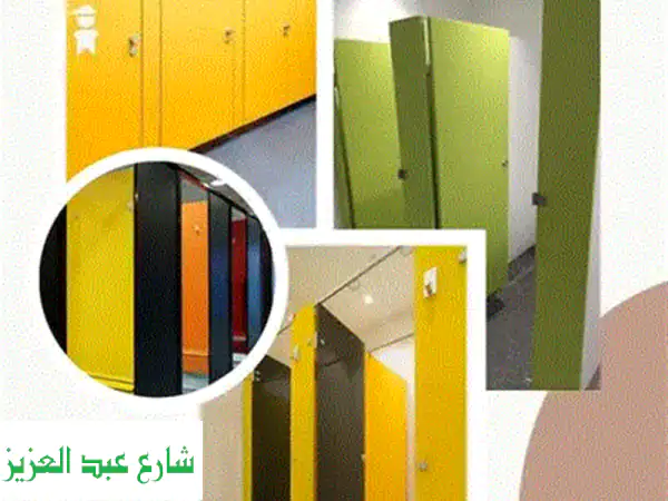 أبواب حمامات HPL كومباكت | جولدن هاوس: جودة فائقة وأسعار لا تُقاوم