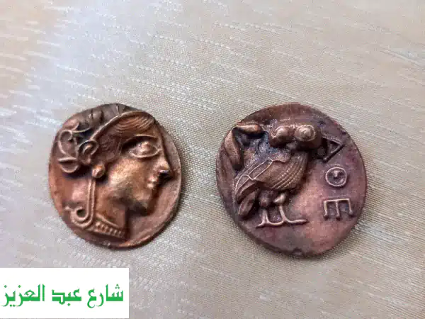 تحفة نادرة! عملة الملكة أثينا اليونانية (460...