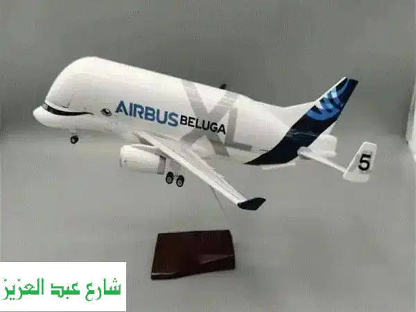 طائرة أيرباص بيلوجا العملاقة! نموذج دقيق قابل للفتح (43 سم)