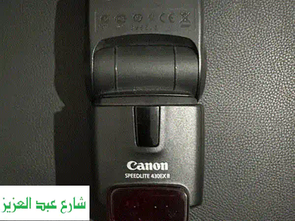 فلاش Canon 430 EX II بحالة ممتازة - استخدام خفيف جدًا!...