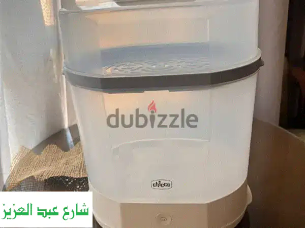 معقم زجاجات الأطفال الكهربائي Chicco - كالجديد! 👶🍼