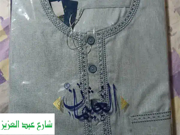 عباية رجالية أنيقة - قطن ناعم ومريح - مقاس 58 -...