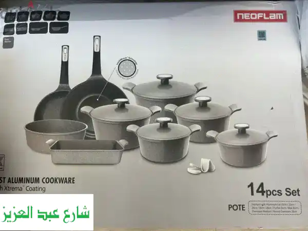 طقم أواني نيو فلام 14 قطعة - جودة استثنائية، سعر...