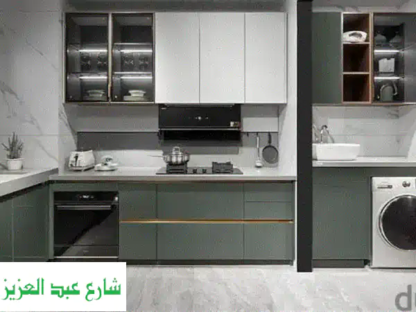 مطابخ خشب وألمنيوم فاخرة: تصميمات عصرية تناسب ذوقك