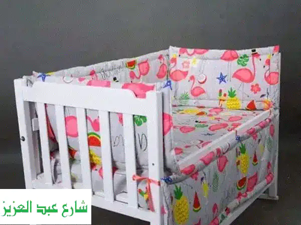 سرير أطفال كامل مع جميع الملحقات - هدية مميزة لطفلك! توصيل لكل مصر
