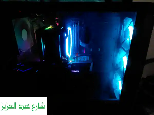 جهاز كمبيوتر ألعاب متكامل للبيع -  Ryzen 7 5700X, RX 6600 XT, 32GB RAM...