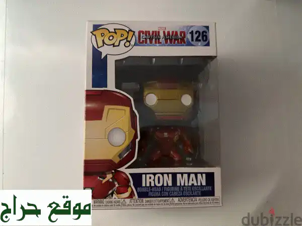 funko pop marvel: كابتن أمريكا الحرب الأهلية - ايرون مان -...