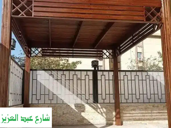 تصاميم برجولات وتندات خشبية فاخرة - أضف لمسة سحرية لمنزلك!