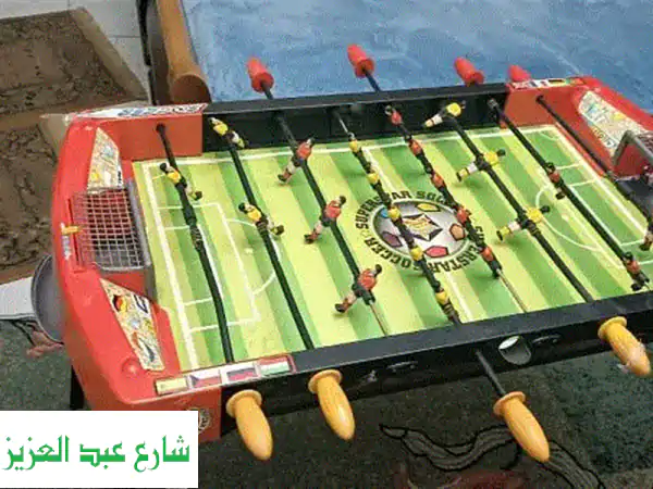 طاولة كرة قدم بلاستيكية ممتعة للأطفال - طول متر، 4...