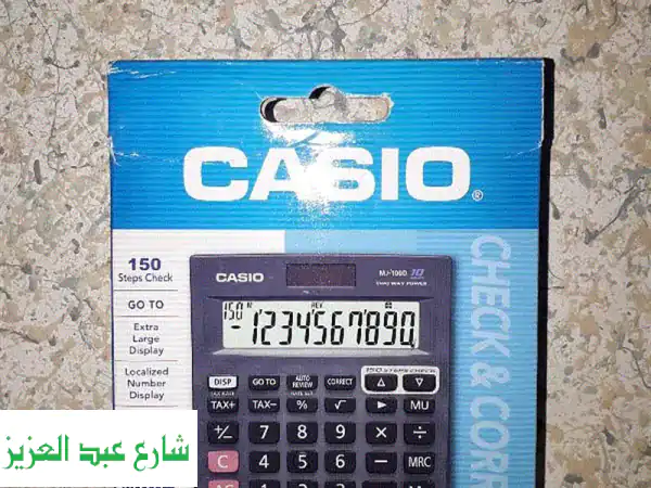 حاسبة كاسيو جديدة لم تُستخدم!  وفر وقتك وجهدك.