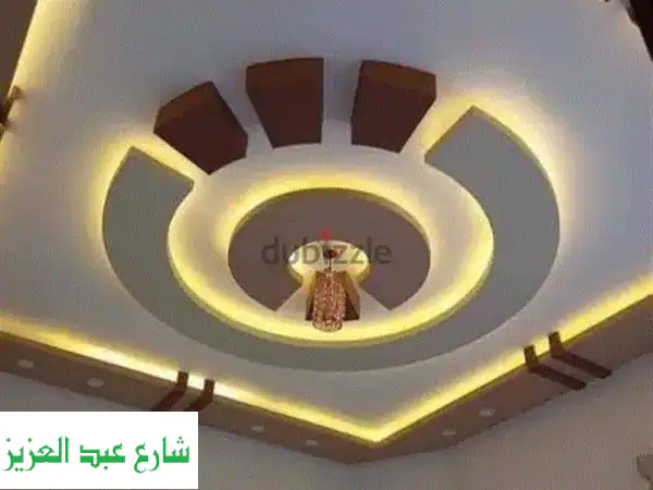 جبسنبورد سعر المتر 170 شامل التوريد والتركيب و المعجون. .