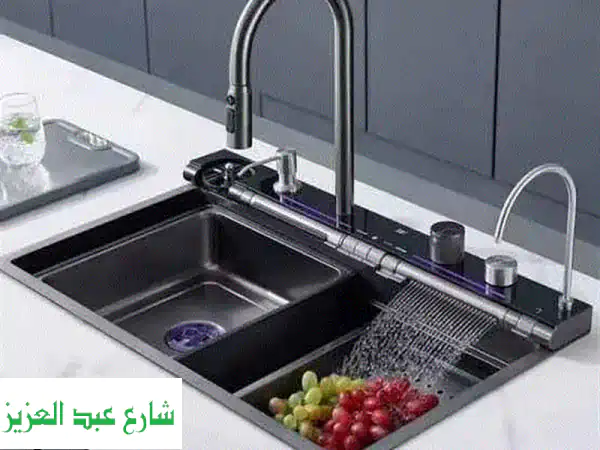 متفوتش العرض حوض سمارت7 زرار. شاشهLEDوخلاط ديچيتال مش مجرد حوض. دي رفاهية