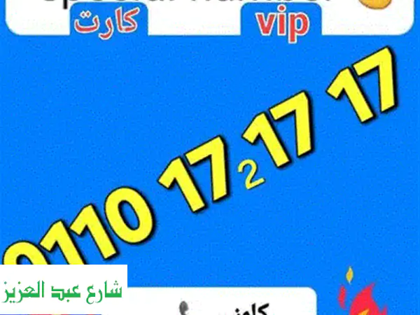خط اتصالات مميز 015 للبيع - رقم سهل للحفظ! فقط 750 جنيه