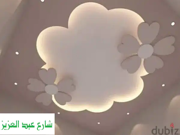 جبسنبورد سعر المتر 170 شامل التوريد والتركيب و المعجون. .