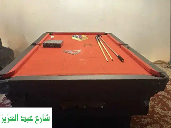 طاولة بلياردو احترافية مستخدمة - فرصة لا تُفوّت!