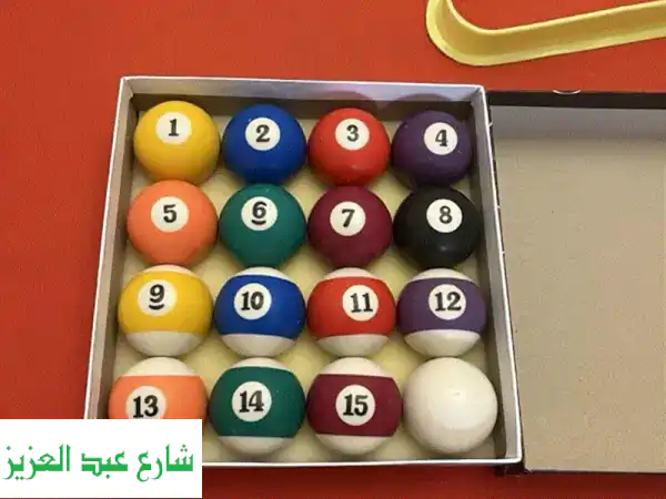 طاولة بلياردو احترافية مستخدمة - فرصة لا تُفوّت!