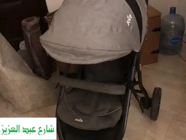 عربة أطفال جو ليتريكس 3 الكاملة - بحالة ممتازة!...